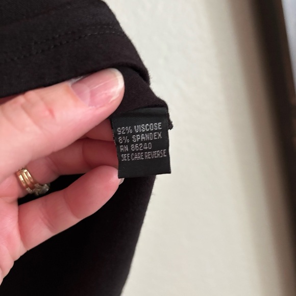 ❗️FINAL❗️Stera Elegant Black Ruffled Blouse Medium - Picture 4 of 7